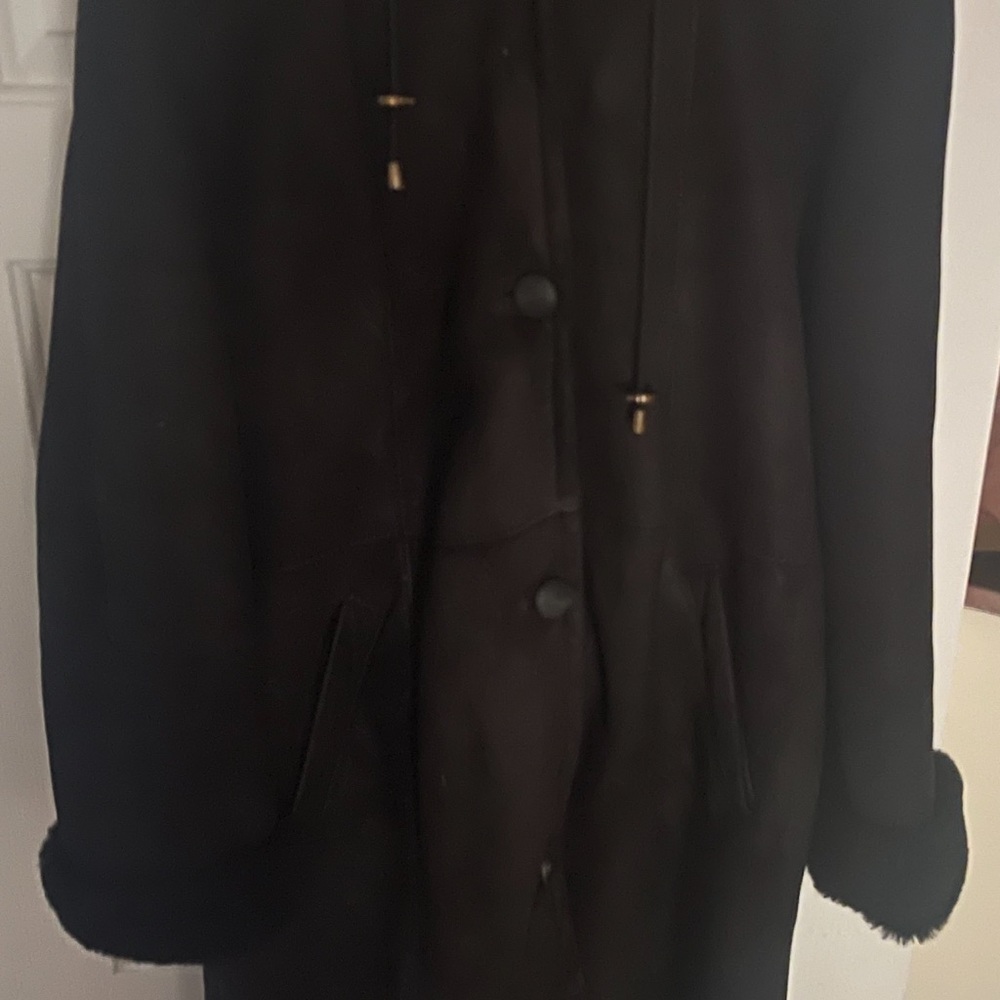 , shearling coat - Picture 8 of 10